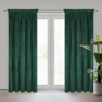 EUROFIRANY ZATEMŇOVACÍ ZÁVĚS NA PÁSCE VILLA 140X270 CM TMAVĚZELENÁ – Hledejceny.cz