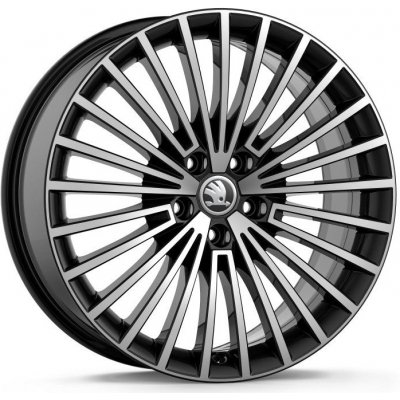 Škoda Cepeus 8x19 5x112 ET44 black metallic – Zboží Mobilmania