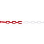 Levior řetěz plastový 6 mm x 25 m červeno-bílý – Sleviste.cz