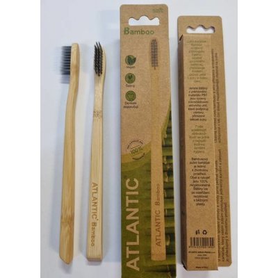 Atlantic Bamboo ECO zubní kartáček bambusový Soft – Zboží Mobilmania