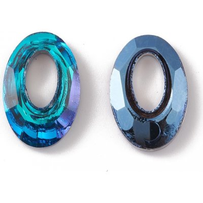 Broušený přívěsek ovál modrý – Hledejceny.cz