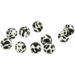 Natana silikonové korálky leopard bílá 12mm 10 ks – Zboží Dáma