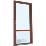 KNIPPING Plastové balkonové dveře - 70 AD ořech/bílá jednostranně pravé 80 x 210 cm – Sleviste.cz