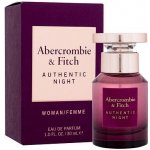 Abercrombie & Fitch Authentic Night parfémovaná voda dámská 30 ml – Hledejceny.cz