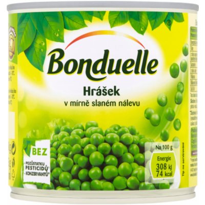 Bonduelle Hrášek v mírně slaném nálevu 400g