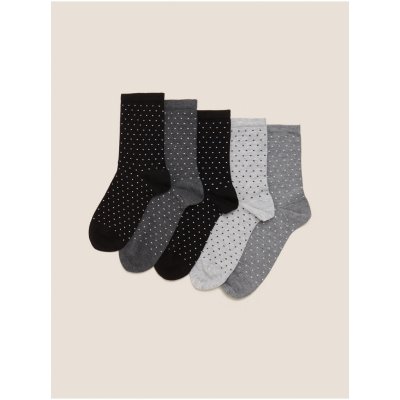 Marks & Spencer Sada pěti párů dámských bezešvých ponožek