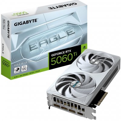 Gigabyte GeForce RTX 5060 Ti EAGLE OC ICE 16GB GV-N506TEAGLEOC ICE-16GD – Sleviste.cz