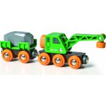 Brio 33698 Vagon + jeřáb – Zbozi.Blesk.cz