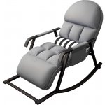 NoBi SAMANTA houpací s polohováním kov látka šedá – Zboží Dáma