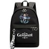 GENSHIN Dívčí batoh s kroužky nápisy Love Modrý Lifestyle 2012150s1