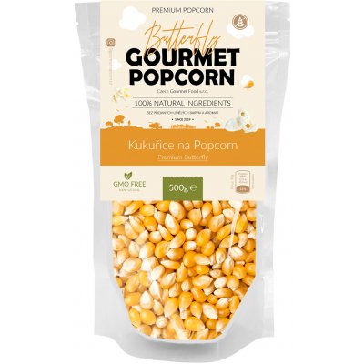 Gourmet Popcorn Kukuřice na popcorn premium Butterfly 500 g