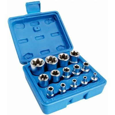 Asta Nástrčné klíče, E-Torx, E4 - E24, 1/4", 3/8'', 1/2'', 14 ks - S-P14ES – Hledejceny.cz