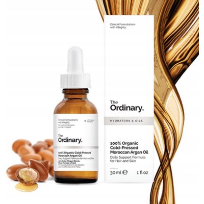The Ordinary 100% Organic Cold-Pressed Moroccan Argan Oil hydratační olej 30 ml – Zboží Dáma