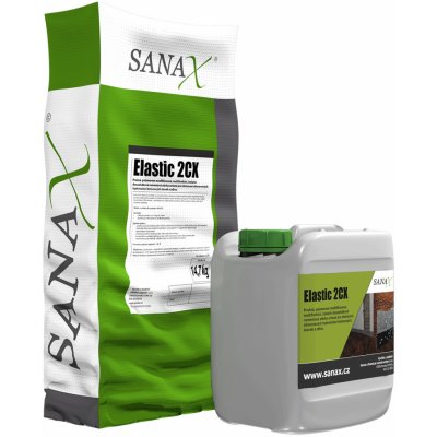 Sanax Elastic 2CX | Pružná cementová stěrka určená pro zhotovení silnovrstvých hydroizolací betonových staveb a zdiva. | 25 kg – Sleviste.cz