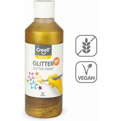 Creall Glitter barva 250 ml zlatá – Sleviste.cz