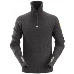 Snickers Workwear svetr vlněný s ½ zipem tmavě šedá – Zboží Dáma