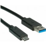 Roline 11.02.9011 USB 3.0 USB3.0 A(M) - USB C(M), 1m, černý – Zbozi.Blesk.cz