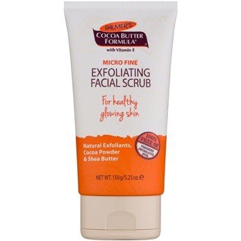 Palmer's Face & Lip Cocoa Butter Formula jemný pleťový peeling (Exfoliates, Refines, Polishes with Micro-Fine Cocoa Beans) 150 g