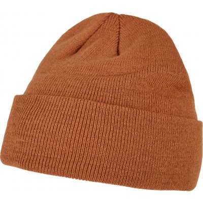 Build Your Brand pánská čepice Heavy Knit beanie s ohrnovacím lemem Béžová BY001 – Hledejceny.cz