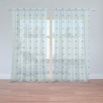 Sablio Záclony Srdce na modré: 2ks 150x250cm – Hledejceny.cz