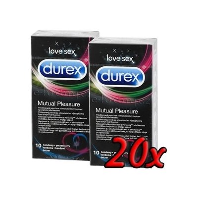 Durex Mutual Pleasure 20ks – Zbozi.Blesk.cz