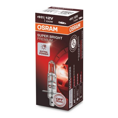 Osram Super Bright Premium 12V H1 100W P14,5s – Zboží Mobilmania
