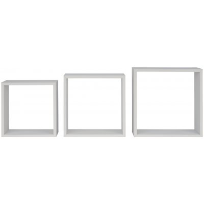 LIVARNO home Regálové kostky, sada 3 ks, 30 x 30 cm (bílá) – Zboží Dáma