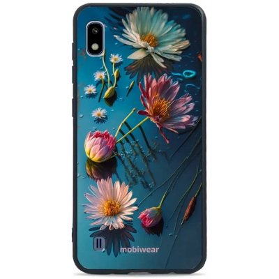 Pouzdro Mobiwear Glossy Samsung Galaxy A10 - G013G Květy na hladině