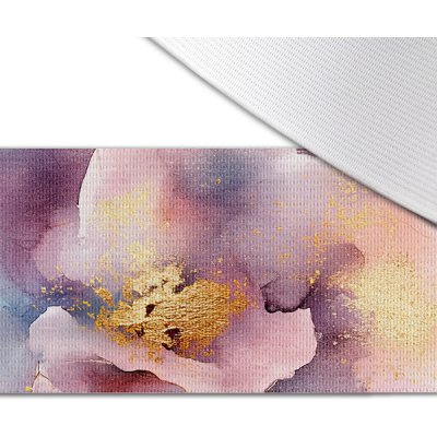 Guma s potiskem 5 cm růžové akvarely květiny Lulu – Zboží Dáma