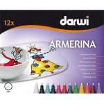Darwi Armerina fixy na porcelán bez vypalování sada 12 x 6ml 2mm – Sleviste.cz