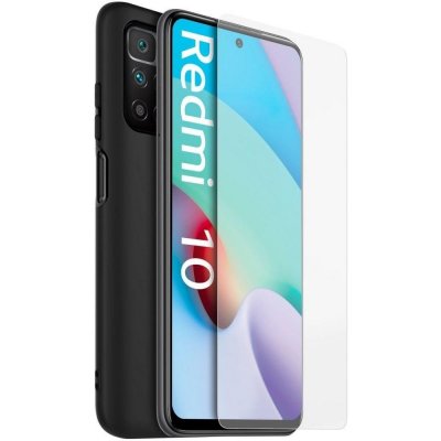 Made for Xiaomi TPU Kryt + Tvrzené Sklo pro Redmi 10/Redmi 10 2022 Black 57983112204 – Zboží Živě