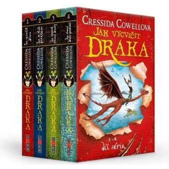 Jak vycvičit draka 1.-4. díl 4 knihy - Cressida Cowell