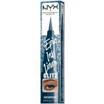 NYX Professional Makeup Epic Ink Glitz Metallic Liquid Eyeliner oční linka Černá 1 ml – Hledejceny.cz
