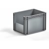Úložný box AJ Produkty Plastová přepravka 400x300x270 mm šedá