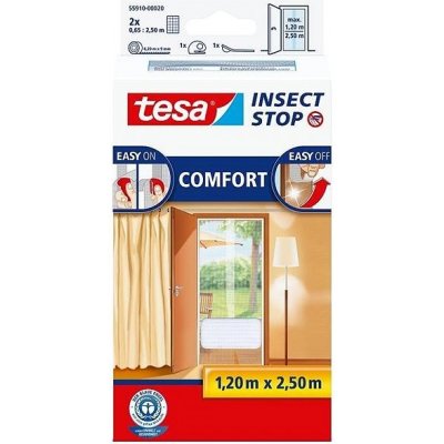 TESA 55910 Síť proti hmyzu 120x250 cm COMFORT, bílá – Sleviste.cz