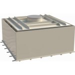 Plastovar Nízká dvouplášťová hranatá nádrž 8m³ – Hledejceny.cz