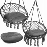 Springos Čapí hnízdo 110 cm modro-černá – Hledejceny.cz