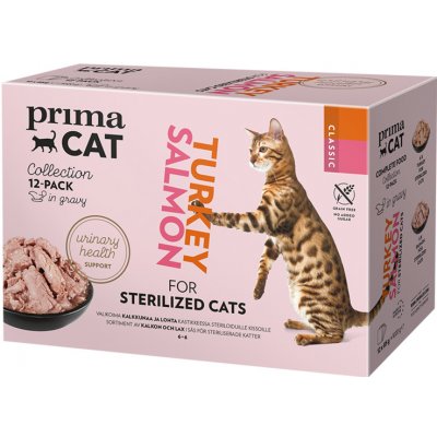 PrimaCat pro sterilizované kočky filety 12 x 85 g
