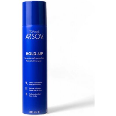 Tomas Arsov Hold Up Lak na vlasy s přirozenou fixací 300 ml – Zboží Dáma