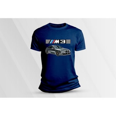 Sandratex dětské bavlněné tričko BMW M3. námořnická modrá – Hledejceny.cz