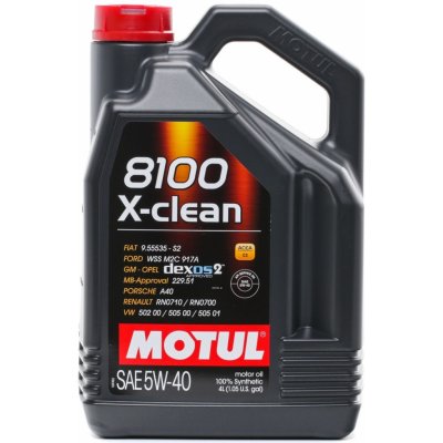 Motul 8100 X-clean 5W-40 C3 4 l – Hledejceny.cz