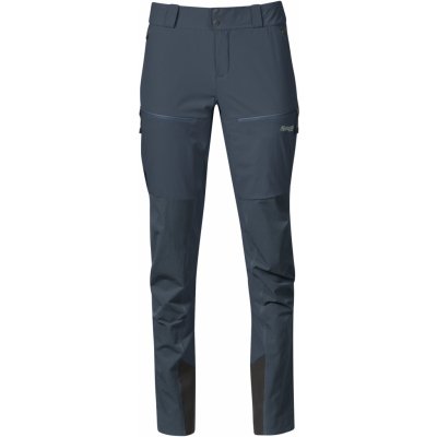 Bergans Dámské softshellové kalhoty Rabot V2 Modrá – Zboží Mobilmania