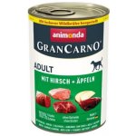 Animonda GranCarno Original Adult hovězí a jelení maso s jablky 6 x 400 g – Zboží Mobilmania