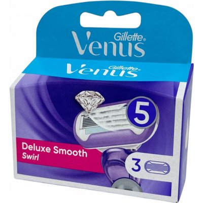 Gillette Venus Deluxe Smooth Swirl 3 ks – Hledejceny.cz