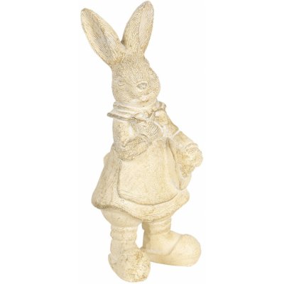 Krémová velikonoční dekorace králíka Métallique 6*6*13 cm – Hledejceny.cz