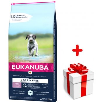 Eukanuba Puppy & Junior Large & Giant Grain Free Ocean Fish 12 kg