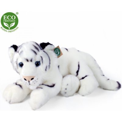Eco-Friendly tygr bílý ležící 36 cm