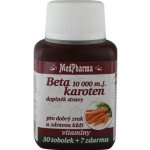 MedPharma Beta karot.10.000 m.j.Panth.+ Paba 37 kapslí – Hledejceny.cz