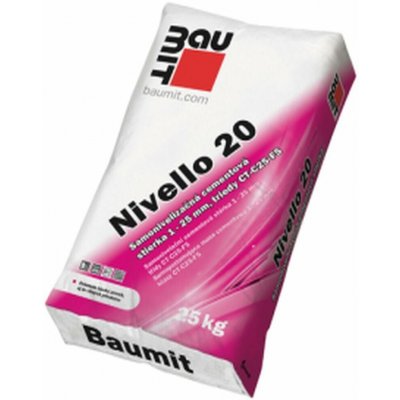 Stěrka samonivelační Baumit Nivello 20 – 25 kg – Hledejceny.cz