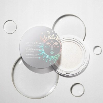 MARY & MAY Sluneční ochrana SPF50+ Vegan Niacinamide Panthenol (Sun Cushion) 25 g – Zboží Dáma